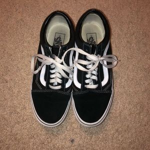 black old school vans